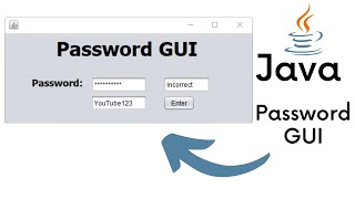 Java Easy Java Password GUI [upl. by Moberg]