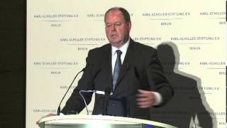 Wirtschaftspolitische Rede von Peer Steinbrück bei der KarlSchillerStiftung [upl. by Rhpotsirhc130]