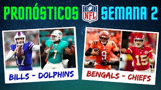 Pronósticos Semana 2  ¿Quién ganará cada partido  NFL 2024 [upl. by Lydnek]