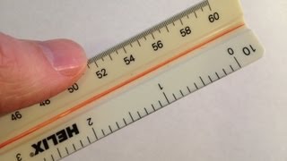 How to use an Engineers Scale or Engineers Ruler [upl. by Eimrej494]