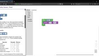Blockly Games Pond 池塘 [upl. by Tedman]