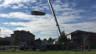 Endless Pools and Spas  8m Pool Crane Delivery Part 1 [upl. by Wiese]