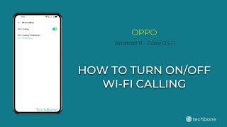 How to Turn OnOff WiFi Calling  Oppo Android 11  ColorOS 11 [upl. by Leone898]