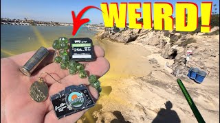 We Found WEIRD STUFF Metal Detecting These Popular SoCal Beaches [upl. by Chae]