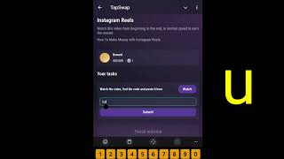 Instagram Reels  Tapswap Code  How To Make Money with Instagram Reels Tapswap Code YouTube video [upl. by Iel]