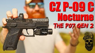 New CZ P09 C Nocturne First Shots Not What I Expected [upl. by Stanly982]