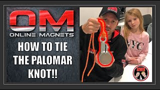 How to tie the Palomar knot for Magnet fishing and rope review [upl. by Blisse]