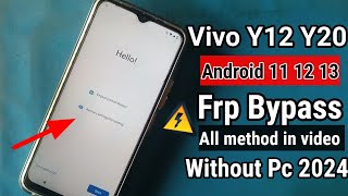 vivo y20 frp bypass  y20 frp bypass  vivo y20 frp bypass 2024  vivo y20 frp [upl. by Erdnaek]