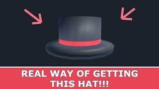 Real way of getting Red Banded Top Hat roblox [upl. by Bruni]