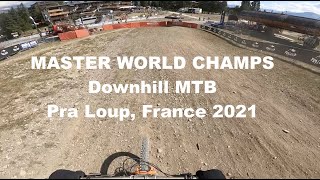 Downhill MTB Master World Champs 2021  Practice [upl. by Nyrraf]