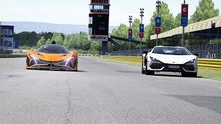 Lamborghini Revuelto vs Apollo Project Evo at Old Monza [upl. by Salman]