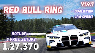 BMW M4 GT3  RED BULL RING 1273  HOTLAP  FREE SETUP  ACC v19 [upl. by Meelas]