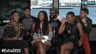 Extra ComicCon Moment Watch Supergirl Cast Crash Our Interview with ‘Black Lightning’ [upl. by Pollitt]