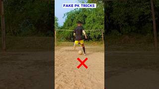 999IQ Fake PK Shoot Tricks 👿👿 unluckyboy trending football soccer shorts [upl. by Eibbor244]