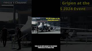 Saab AB’s JAS39E Gripen at the ADAS 2024 Event [upl. by Aelegna]