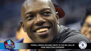 Hardwick and Richards Terrell Owens skipping the HOF induction is a money grab [upl. by Prochoras378]