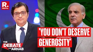 Arnab Shreds Pakistani Panelists On the Debate Says You Dont Deserve Our Generosity [upl. by Nylcaj130]