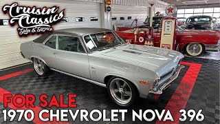 1970 Chevrolet Nova 396 For Sale  Cruisin Classics [upl. by Heti]