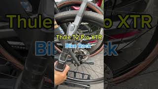 Thule Bike Rack  actual demonstration [upl. by Ursi]