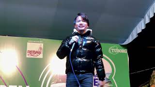 Tungna ko dhun ma by Singer Sonam Gurung  Public performance at Pokhara during 24th street Festival [upl. by Laurella]