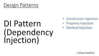 Understanding DI Dependency Injection Pattern using Examples [upl. by Ahsirtal]