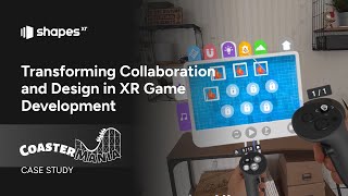 Mixed Reality Game Design with ShapesXR Coaster Mania case study [upl. by Ettesil]