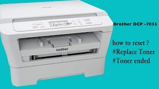 Brother DCP 7055 Toner reset [upl. by Bang848]