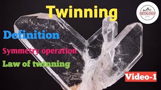 Introduction to twinning  Twinning Video 1  lecture 28 of mineralogy GeologyAspirant [upl. by Staley]