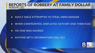 Rochester police investigate man trying to steal at Family Dollar [upl. by Eynttirb]