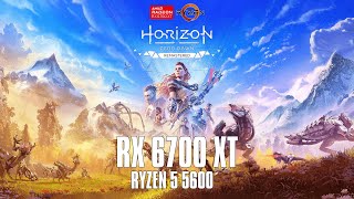 HORIZON ZERO DAWN REMASTERED  RX 6700 XT  Ryzen 5 5600  All Setting Tested  1080p Benchmark [upl. by Xet]