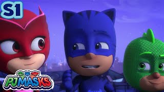 PJ Masks Season 1  Catboy and the Sticky Splat Slingshot  Double Episode  Cartoon for kids [upl. by Inava]