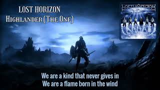 Lost Horizon  Highlander The One lyrics on screen [upl. by Chretien458]