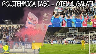 864 Fotbal  Superliga Politehnica Iasi  Otelul Galati 11 Nu mai are farmec cu doar un Nord pe [upl. by Arelus]