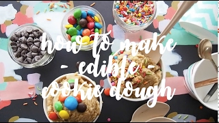 Edible Cookie Dough Recipe without Flour [upl. by Llenra994]