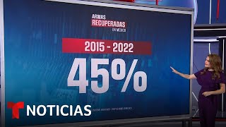 México revelan papel de fabricantes de armas de EEUU en auge de la violencia  Noticias Telemundo [upl. by Ozne]
