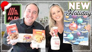 NEW HOLIDAY TASTE TEST FROM ALDI [upl. by Thessa984]