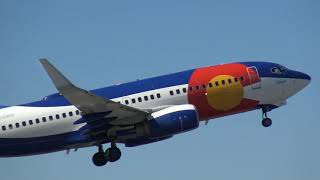 Southwest Airlines Colorado One Departure KMHT 4K HD [upl. by Amsirp]