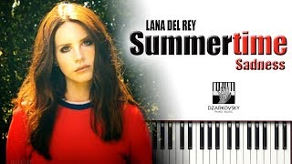 Lana Del Rey Summertime Sadness  piano cover by ADzarkovsky [upl. by Encratia]