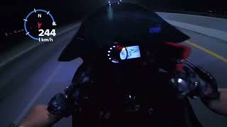 zx6r top speed on the highway [upl. by Kovacev]