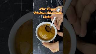 Air Fryer Molten Chocolate Cake in 10 minutes [upl. by Mullen]