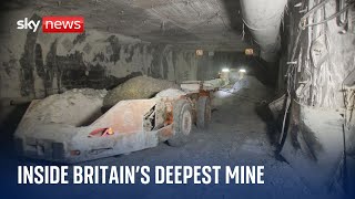 Inside Britain’s deepest mine [upl. by Alecram]