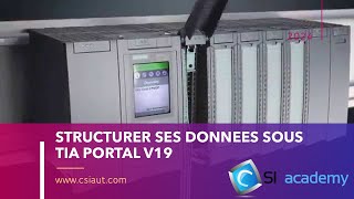 STRUCTURER SES DONNEES AUTOMATES SIEMENS S7 [upl. by Yreffeg]