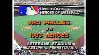 June 1993  83 Philadelphia Phillies Alumni vs 83 MLB Heroes on PRISM OldTimers Game [upl. by Kawai]