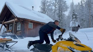 Cabin Life in Alaska  First Project of the Year  Nordland 49 [upl. by Ymerej]