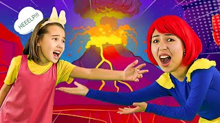 Floor is Lava Song More  Hokie Pokie Kids Videos [upl. by Jenkins]