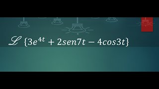 18 Transformada de Laplace con fórmula directa Ejercicio 3 [upl. by Azirb817]