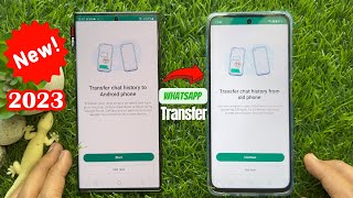 Transfer Whatsapp Messages From old Android to New Android Phone  Transfer WhatsApp Chats 2023 [upl. by Adnilev]