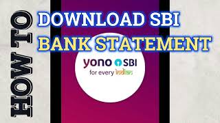 How to Download SBI Bank Statement from Yono SBI  एसबीआई बैंक स्टेटमेंट कैसे डाउनलोड करें Yono से [upl. by Ahsiena]