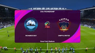 Richards Bay FC vs Chippa United 19092023 DStv Premiership PES 2021 [upl. by Rizika2]