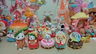 ASMR Unboxing Calico Critters Sylvanian Families Kuji Lottery 2024 Delicious Parade Prize C D amp E [upl. by Yenaffit]